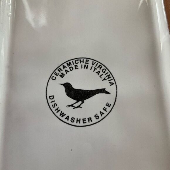 Ceramiche Virginia Pottery Tray. Cream. Made in Tuscany. Beautiful - Picture 11 of 11